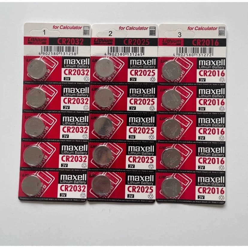 Maxell BIOS แบตเตอรี่ปุ่ม CR2032 CR2025 CR2016 CR1632 CR1620 CR16 CR1220 รถสมาร์ทคีย์ผลิตภัณฑ์อิเล็กทรอนิกส์เครื่องมือทางการแพทย์สมาร์ทประตูล็อคยางความดัน Monitor สมาร์ทอุปกรณ์รักษาความปลอดภัยบ้าน รูปที่ 2