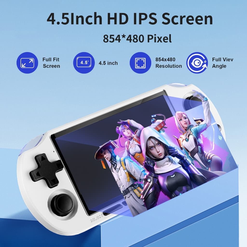 เวอร์ชันใหม่ 2025 ANS16 Double Rocker เกมคอนโซลมือถือในตัว 15000++ เกม PSP รูปที่ 6