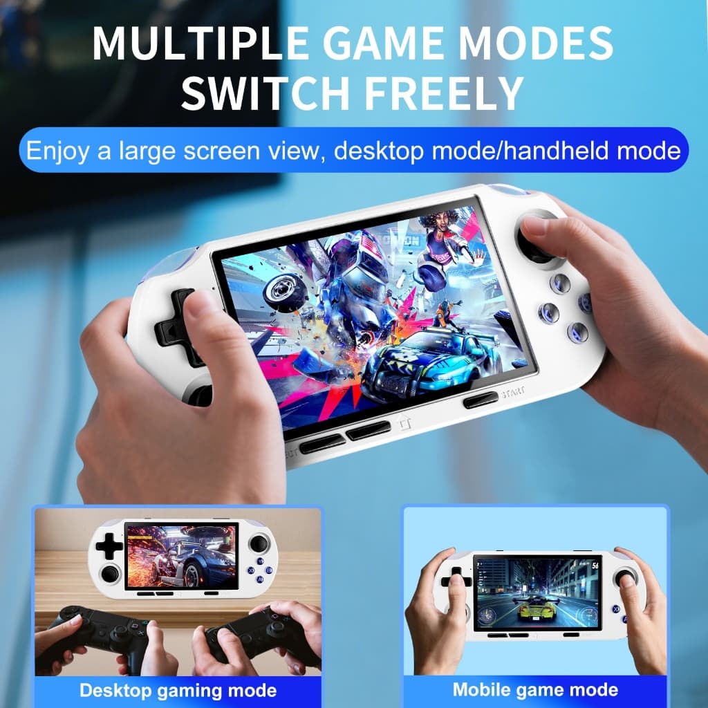 เวอร์ชันใหม่ 2025 ANS16 Double Rocker เกมคอนโซลมือถือในตัว 15000++ เกม PSP รูปที่ 3