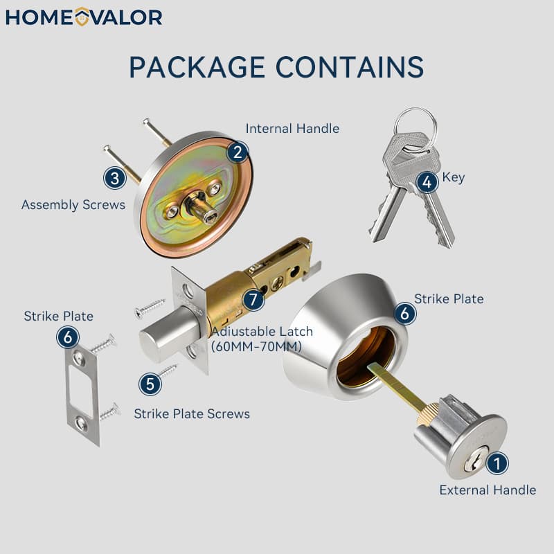 ล็อคประตู Valorfield Deadbolt lock รูปที่ 9