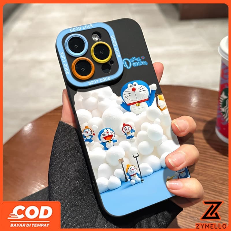 สําหรับOPPO Reno 15F Reno14F Reno14 Pro Reno 13F Reno13 Pro Reno12 F Reno 11F Reno10 Reno8Z Reno7Z Reno8T Reno5 Reno4 Reno6zน่ารักการ์ตูนแมวสีฟ้ากันกระแทกTPUเคสโทรศัพท์ รูปที่ 3