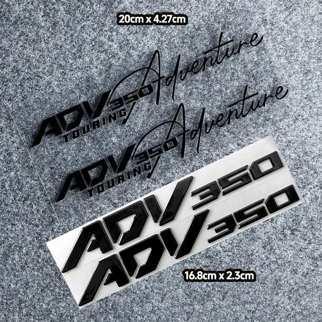 3D อีพ็อกซี่เรซิ่นสติกเกอร์สําหรับ Honda Adv350 รถจักรยานยนต์หัวแผงการใช้ถังตกแต่งไวนิลสติกเกอร์สะท้อนแสงกันน้ํา Decals รูปที่ 3