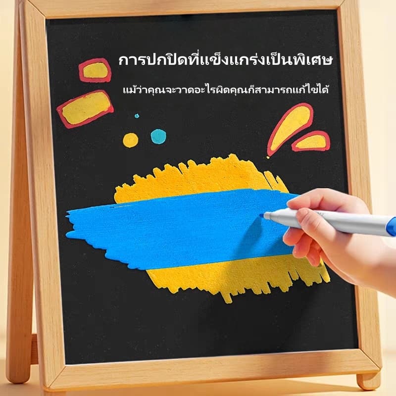 ปากกาอะคริลิคปากกามาร์กเกอร์อะคริลิคสําหรับเด็ก 12/24/36/48/60/80 สีแห้งเร็วด้านหลังเพียงพอการ์ตูนกราฟฟิตีเขียนได้ทุกพื้นผิว รูปที่ 5