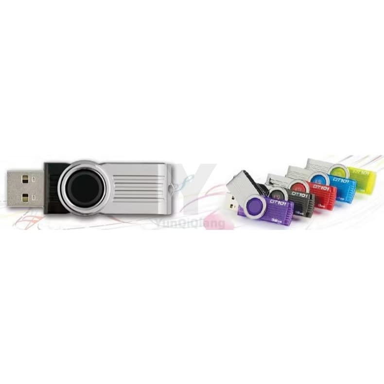 Kingston DT101 Pendrive กันน้ําโลหะ USB 2.0 แฟลชไดรฟ์หมายถึง 1GB 2GB 4GB 8GB 16GB 32GB 64GB 128GB แฟลชไดรฟ์ความเร็วสูงที่เป็นปลั๊กและเล่น รูปที่ 3