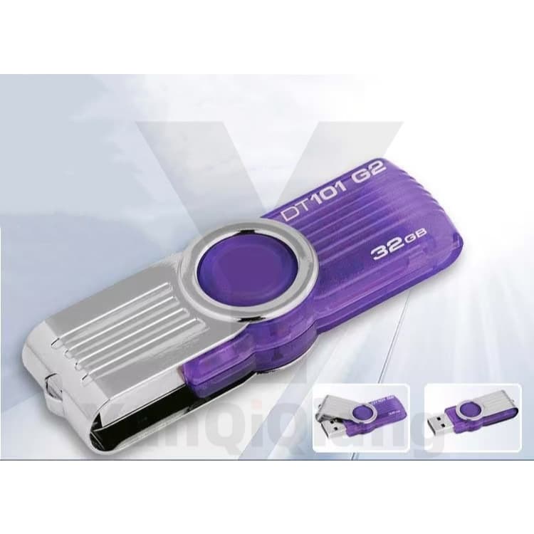 Kingston DT101 Pendrive กันน้ําโลหะ USB 2.0 แฟลชไดรฟ์หมายถึง 1GB 2GB 4GB 8GB 16GB 32GB 64GB 128GB แฟลชไดรฟ์ความเร็วสูงที่เป็นปลั๊กและเล่น รูปที่ 9