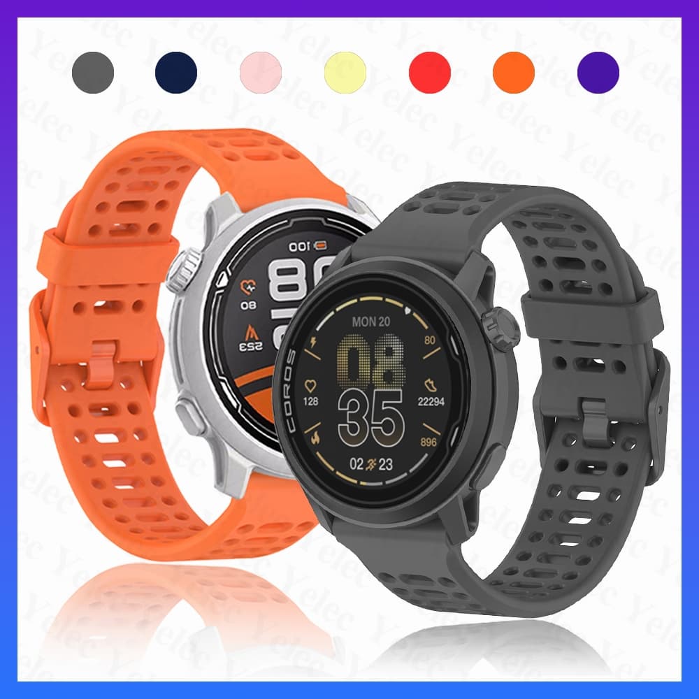 สายรัดซิลิโคนสําหรับนาฬิกา COROS PACE Pro/PACE 4/3/APEX 4/APEX 2 Pro/APEX 2/APEX Pro/APEX รูปที่ 1