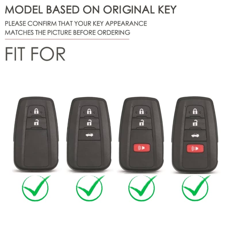สําหรับ Toyota Prius Camry Corolla C-HR CHR RAV4 Prado Toyota Key Cover Toyota พวงกุญแจผู้ถือรถอุปกรณ์เสริม รูปที่ 2