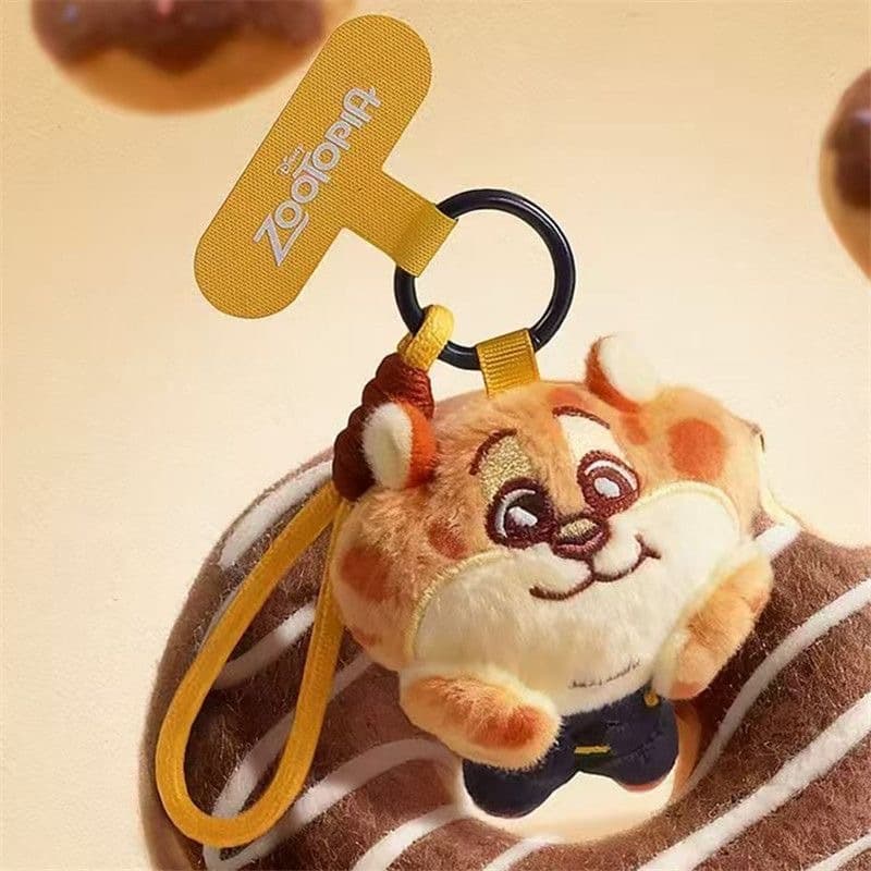 Authentic Zootopia Cute Crew Collection Plush Blind Box Phone Strap - ฟิกเกอร์สะสมและสําหรับเด็กผู้หญิง รูปที่ 5