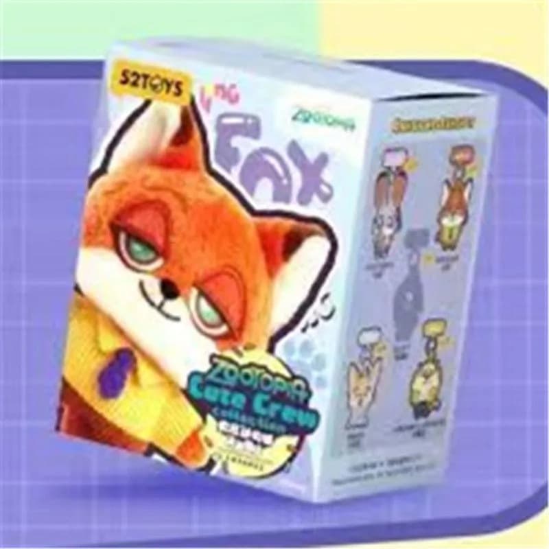 Authentic Zootopia Cute Crew Collection Plush Blind Box Phone Strap - ฟิกเกอร์สะสมและสําหรับเด็กผู้หญิง รูปที่ 7