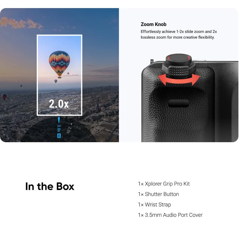 Origianl Insta360 Xplorer Grip Pro Kit สําหรับกล้อง Insta360 Ace Pro 2 รับประกันศูนย์ 1 ปี รูปที่ 6