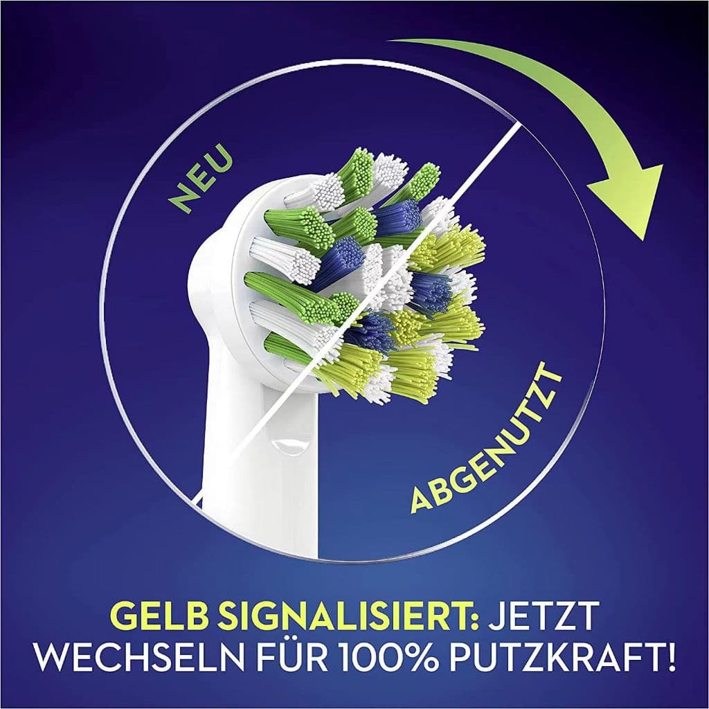 Oral b Cross Action เปลี่ยนหัวแปรงรีฟิลสําหรับแปรงสีฟันไฟฟ้า Original from Germany 4 นับ รูปที่ 8