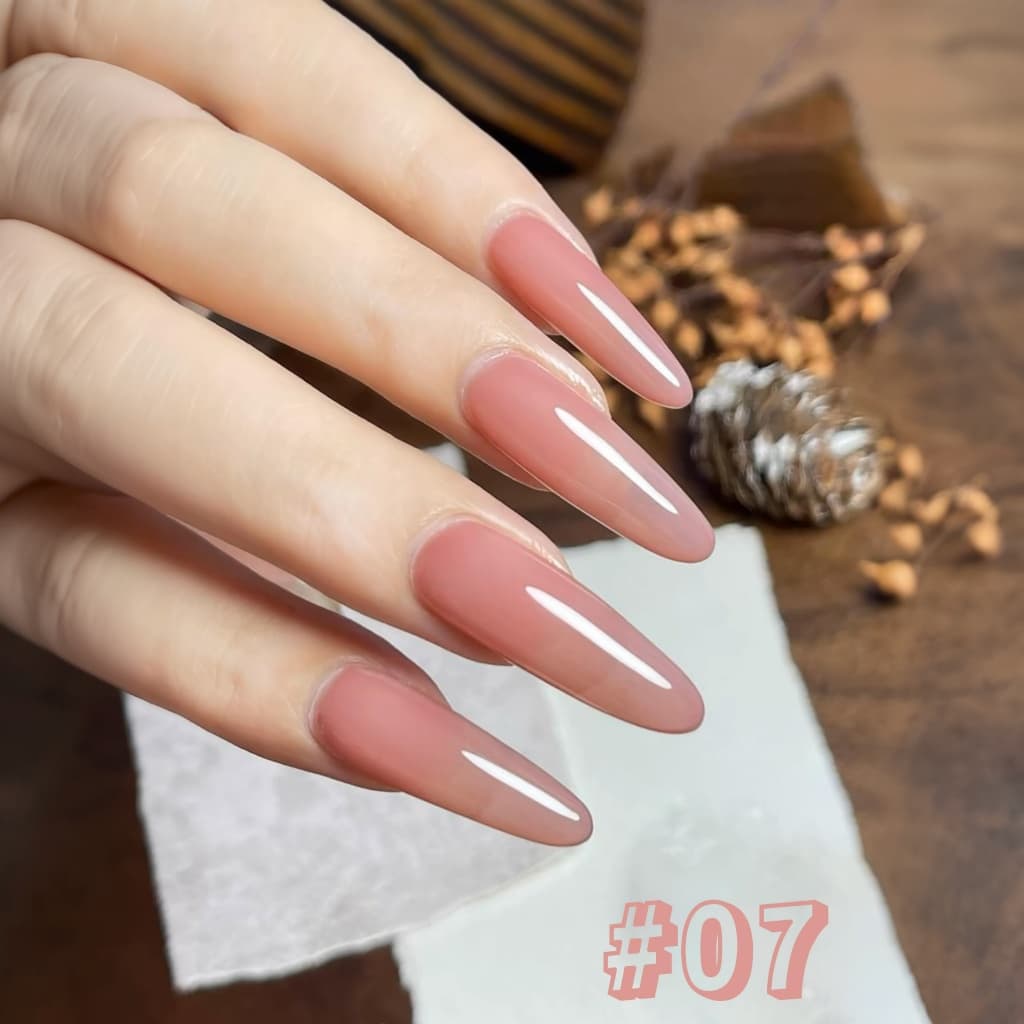SHAKA สีทาเล็บเจลนู้ดนางฟ้า 9 สี โทนเบาสว่าง เพ้นท์เล็บ โทนสีนู้ด แบบแช่ออก ติดทนนาน UV ทำเล็บ รูปที่ 8