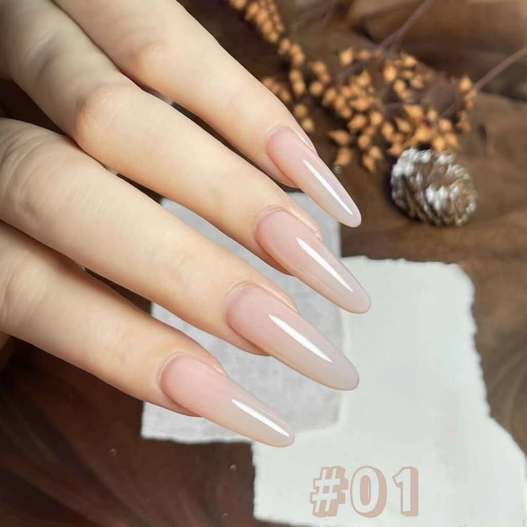SHAKA สีทาเล็บเจลนู้ดนางฟ้า 9 สี โทนเบาสว่าง เพ้นท์เล็บ โทนสีนู้ด แบบแช่ออก ติดทนนาน UV ทำเล็บ รูปที่ 5
