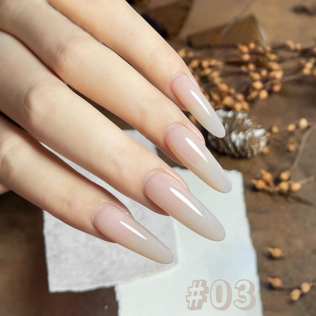 SHAKA สีทาเล็บเจลนู้ดนางฟ้า 9 สี โทนเบาสว่าง เพ้นท์เล็บ โทนสีนู้ด แบบแช่ออก ติดทนนาน UV ทำเล็บ รูปที่ 6