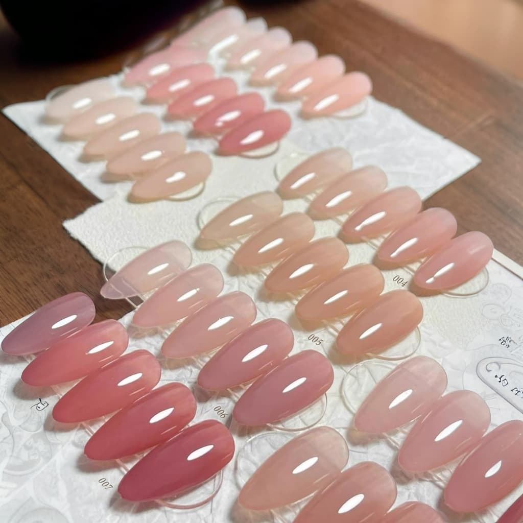 SHAKA สีทาเล็บเจลนู้ดนางฟ้า 9 สี โทนเบาสว่าง เพ้นท์เล็บ โทนสีนู้ด แบบแช่ออก ติดทนนาน UV ทำเล็บ รูปที่ 4