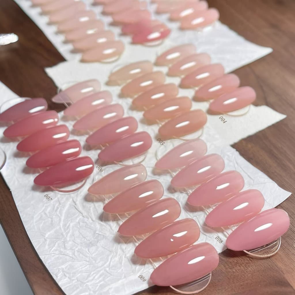 SHAKA สีทาเล็บเจลนู้ดนางฟ้า 9 สี โทนเบาสว่าง เพ้นท์เล็บ โทนสีนู้ด แบบแช่ออก ติดทนนาน UV ทำเล็บ รูปที่ 3