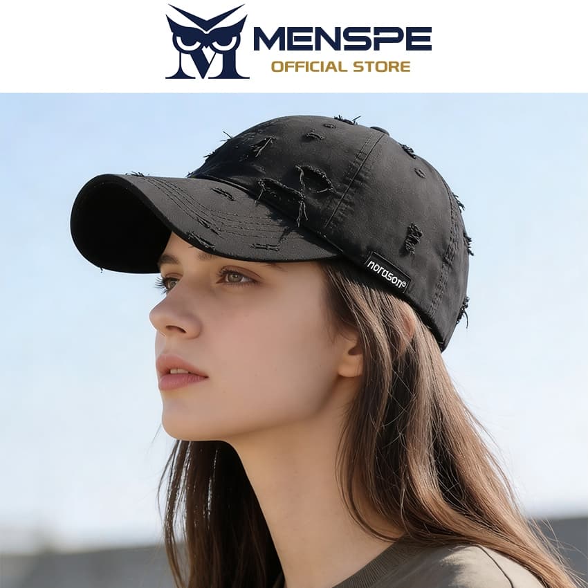 MENSPE Mens Leisure เบสบอลหมวกฤดูร้อนเบสบอลหมวก Unisex หมวกกันแดดกลางแจ้ง Breathable เบสบอลหมวก รูปที่ 5