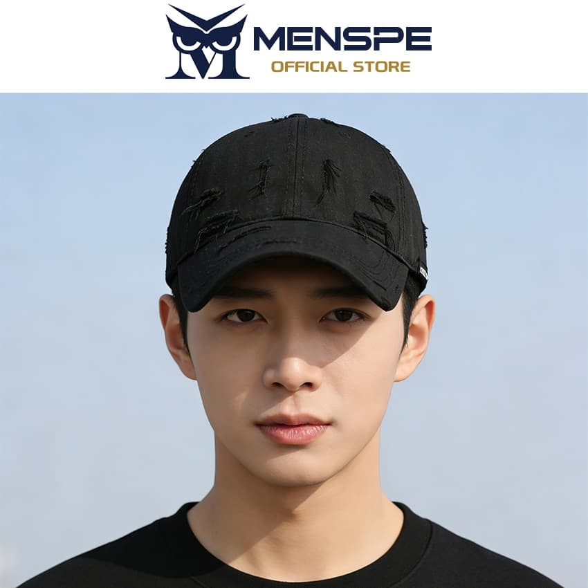 MENSPE Mens Leisure เบสบอลหมวกฤดูร้อนเบสบอลหมวก Unisex หมวกกันแดดกลางแจ้ง Breathable เบสบอลหมวก รูปที่ 3