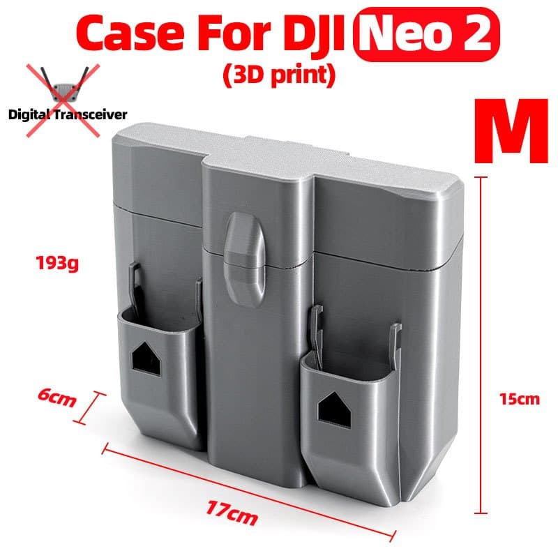 กล่องเก็บของแบบพกพาสำหรับ DJI Neo 2 เคสป้องกันแบบพิมพ์ 3 มิติ กระเป๋าพกพากันฝุ่น อุปกรณ์เสริม รูปที่ 7