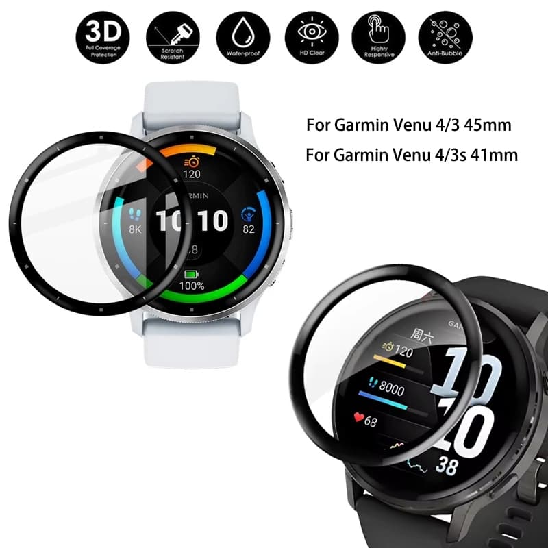 ฟิล์มกันรอยหน้าจอ 3D PMMA Soft film สําหรับ Garmin Venu 4 3 45mm 3s 41mm รูปที่ 1
