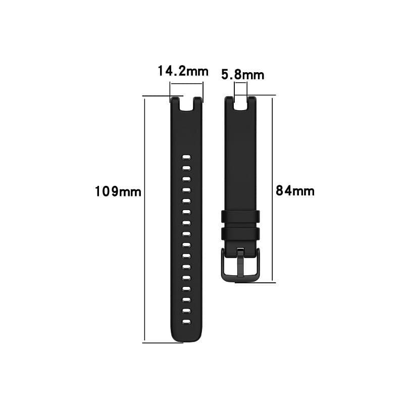 สายรัดซิลิโคนสําหรับ Garmin Lily Smartwatch สีสันกันน้ําสร้อยข้อมือสายนาฬิกาสายรัดข้อมือสําหรับ Garmin Lily รูปที่ 2