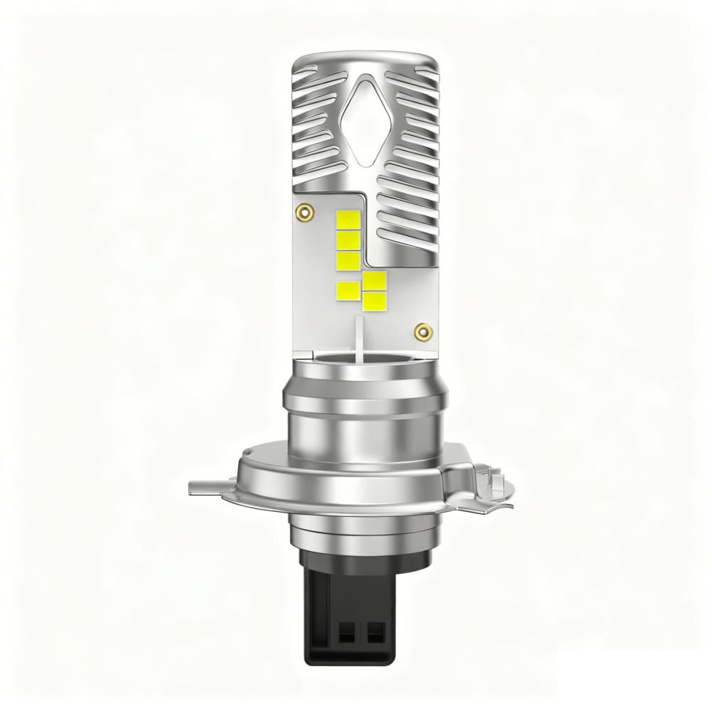 หลอดไฟหน้า LED HS1 PX43t รุ่นใหม่ 6ชิป AC/DC แสงขาว 6000K 120-180W สำหรับ Grand Filano FINN MSX FORZA300 รูปที่ 3