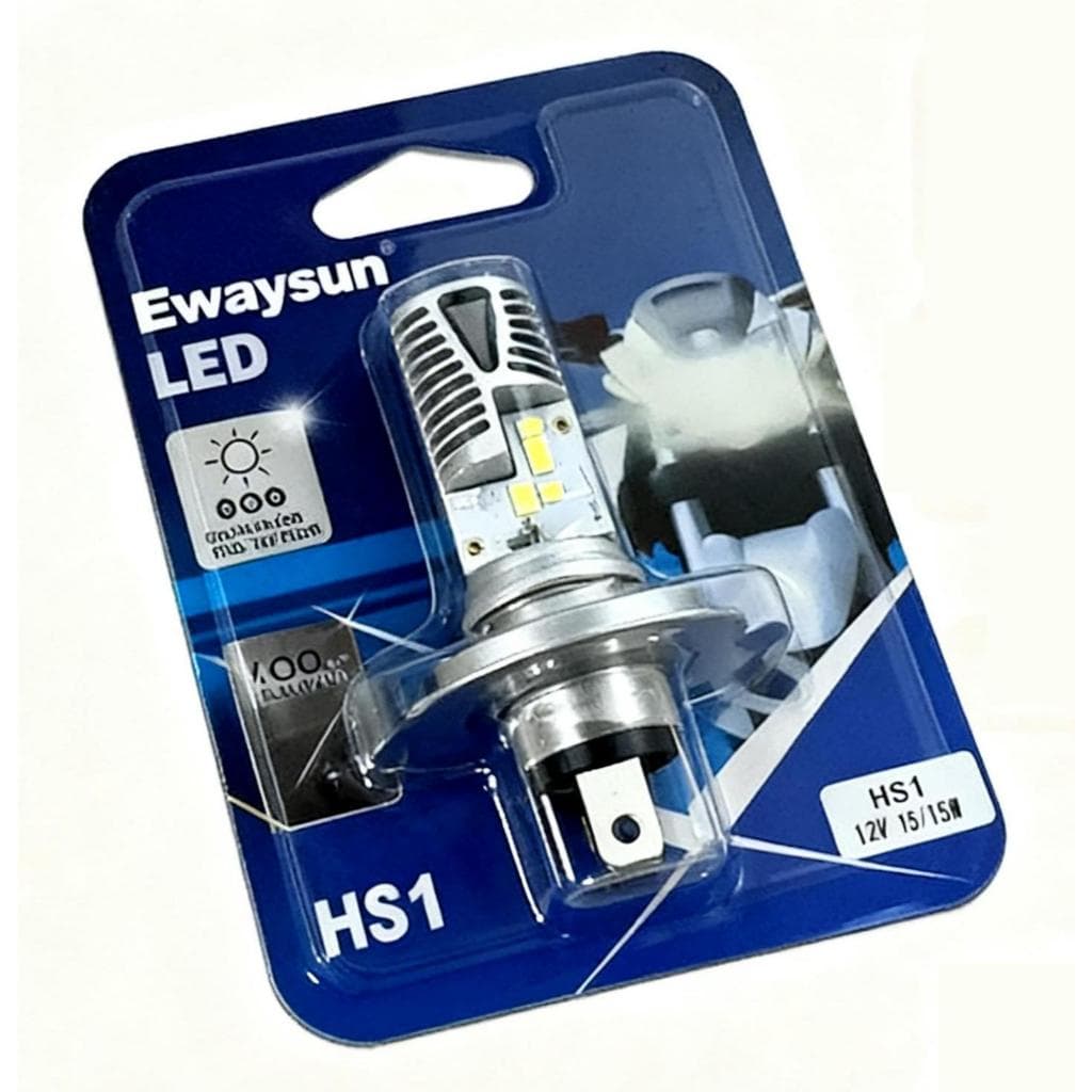 หลอดไฟหน้า LED HS1 PX43t รุ่นใหม่ 6ชิป AC/DC แสงขาว 6000K 120-180W สำหรับ Grand Filano FINN MSX FORZA300 รูปที่ 4