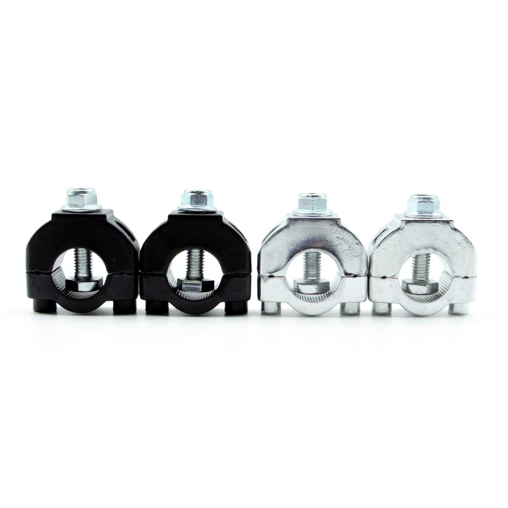 รถจักรยานยนต์ 7/8 22 มม.Handlebar Bar Risers Mount Bracket Clamp Taper สําหรับ 2 จังหวะ 47 49cc กระเป๋าจักรยาน Mini Moto Dirt Bike อะไหล่ รูปที่ 2