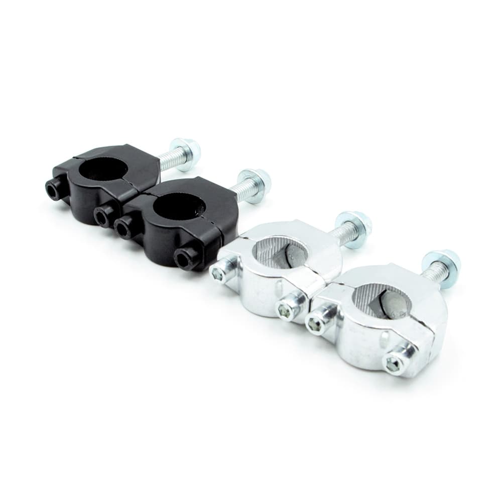 รถจักรยานยนต์ 7/8 22 มม.Handlebar Bar Risers Mount Bracket Clamp Taper สําหรับ 2 จังหวะ 47 49cc กระเป๋าจักรยาน Mini Moto Dirt Bike อะไหล่ รูปที่ 1