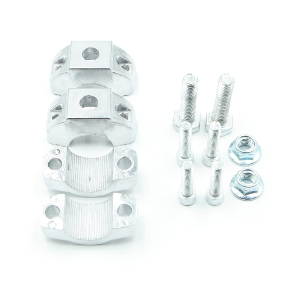 รถจักรยานยนต์ 7/8 22 มม.Handlebar Bar Risers Mount Bracket Clamp Taper สําหรับ 2 จังหวะ 47 49cc กระเป๋าจักรยาน Mini Moto Dirt Bike อะไหล่ รูปที่ 3