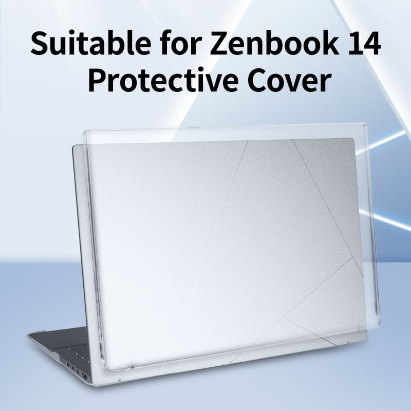 เคสใสแบบด้านสําหรับ ‌ASUS Zenbook 14‌ 2025/2024 แล็ปท็อป Hard Case Matte Colored Shell Anti Stratch Cover UX3405C/UM3406K/UX3405M รูปที่ 1