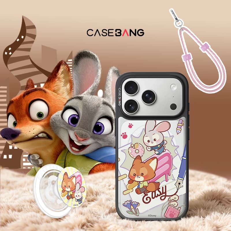 CASEBANG X Disney 3 in 1 Gift Box for iPhone Magnetic Phone Case with Lanyard and Stand iPhone 14-17 รูปที่ 2