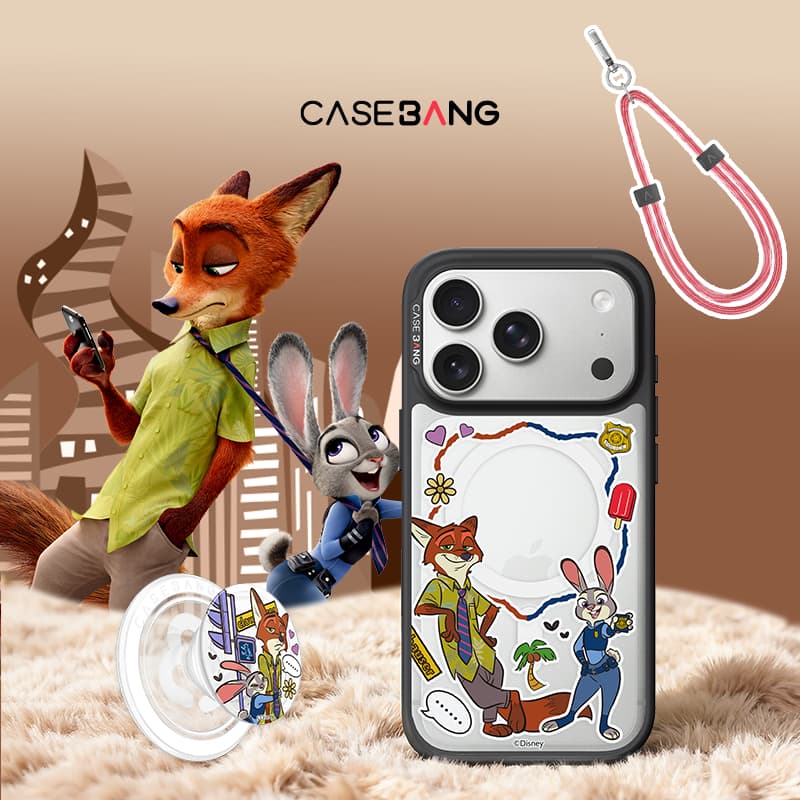 CASEBANG X Disney 3 in 1 Gift Box for iPhone Magnetic Phone Case with Lanyard and Stand iPhone 14-17 รูปที่ 4