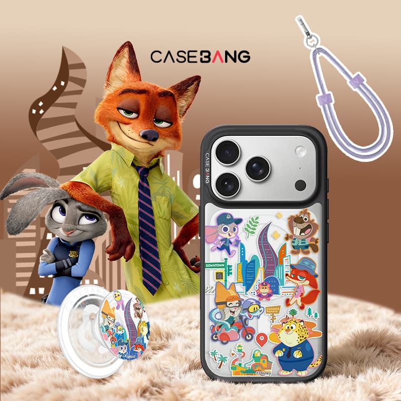 CASEBANG X Disney 3 in 1 Gift Box for iPhone Magnetic Phone Case with Lanyard and Stand iPhone 14-17 รูปที่ 3