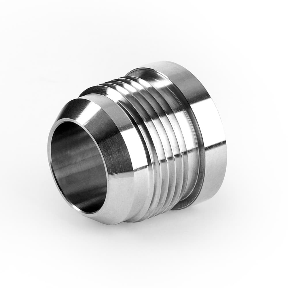 สแตนเลส ,AN6 AN8 AN10 AN12 AN16 AN20 ชาย Billet สแตนเลสตรงชาย WELD FITTING อะแดปเตอร์เชื่อม Bung Nitrus ท่อ FITTING รูปที่ 8