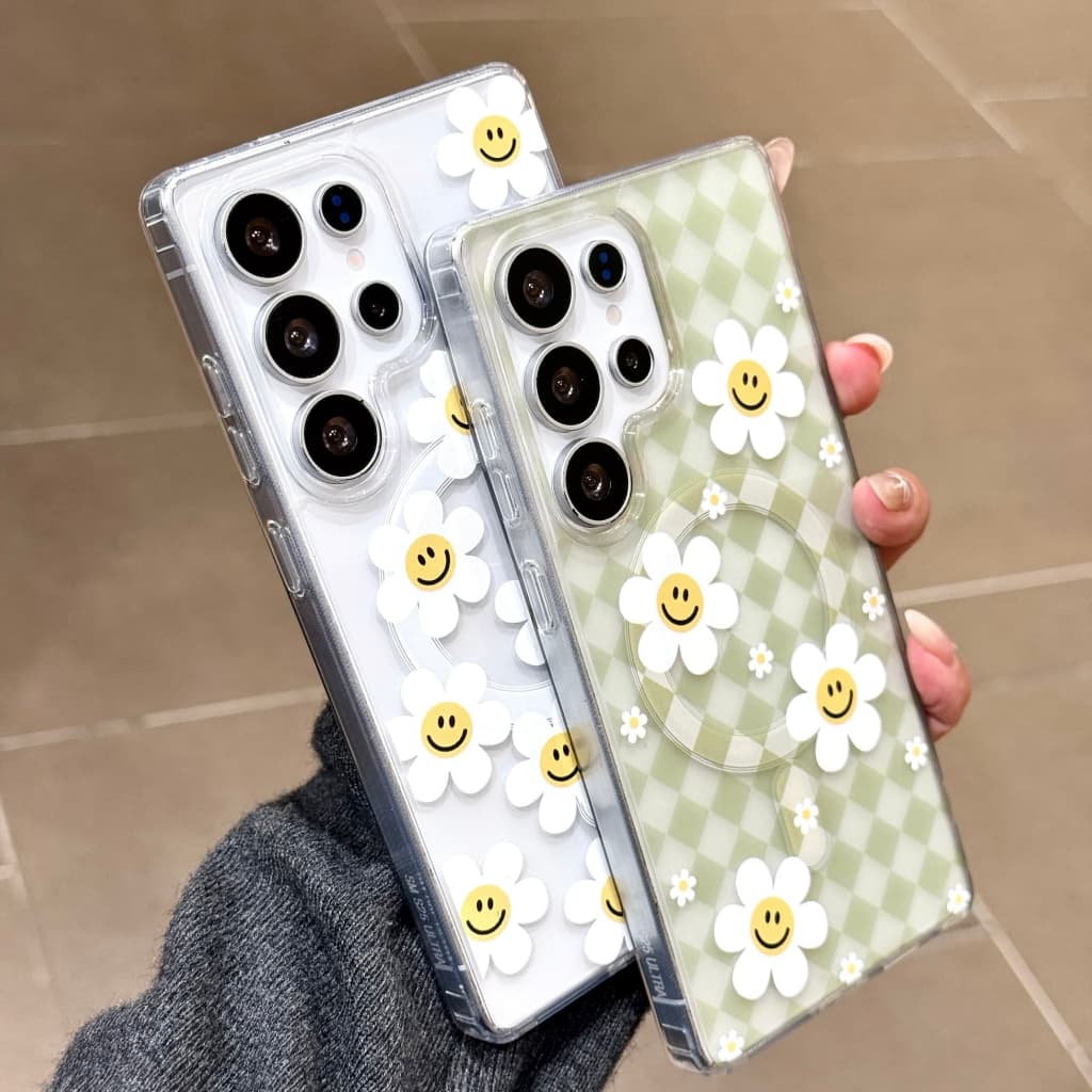 เคสโทรศัพท์แม่เหล็กสําหรับ Samsung S26, S25, S24, S23, S25 FE, S24 FE, A56, A55, A54 ดีไซน์กันกระแทกพร้อมที่ใส่น่ารักๆ รูปที่ 7