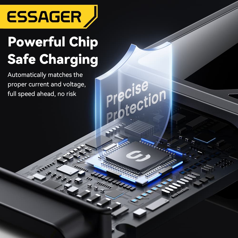 Essager 7A สาย USB A ถึง USB C Type C Fast Charger สายถักไนลอนสําหรับ Samsung Ip รูปที่ 4