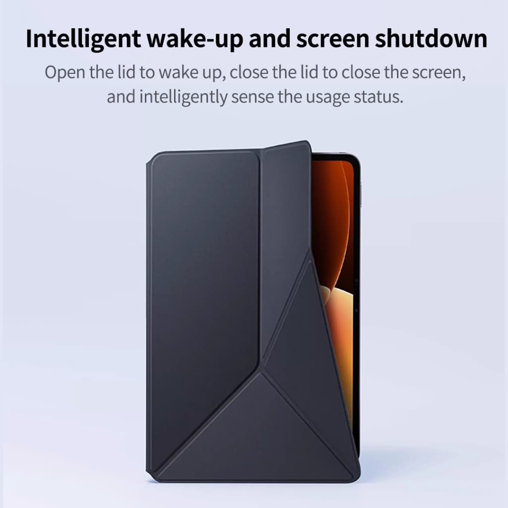 เคส Xiaomi Magnetic Dual-Stand สําหรับ Xiaomi Pad 8/8Pro Auto Wake/Sleep Dual-Angle รองรับวัสดุ PU รูปที่ 5