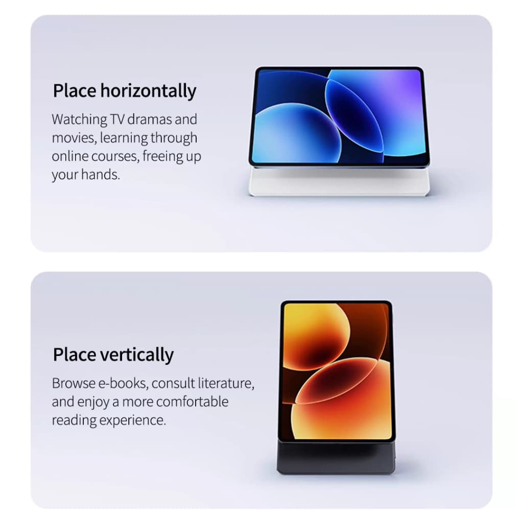 เคส Xiaomi Magnetic Dual-Stand สําหรับ Xiaomi Pad 8/8Pro Auto Wake/Sleep Dual-Angle รองรับวัสดุ PU รูปที่ 4
