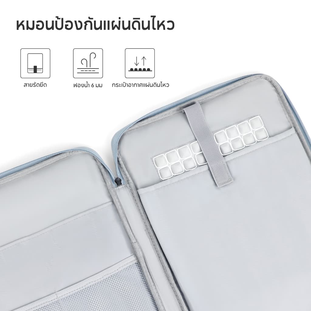 FULL DESIGN June กระเป๋าแล็ปท็อปขนาด 12/13/14/15 นิ้วกระเป๋าแล็ปท็อปกันน้ำแล็ปท็อป รูปที่ 7