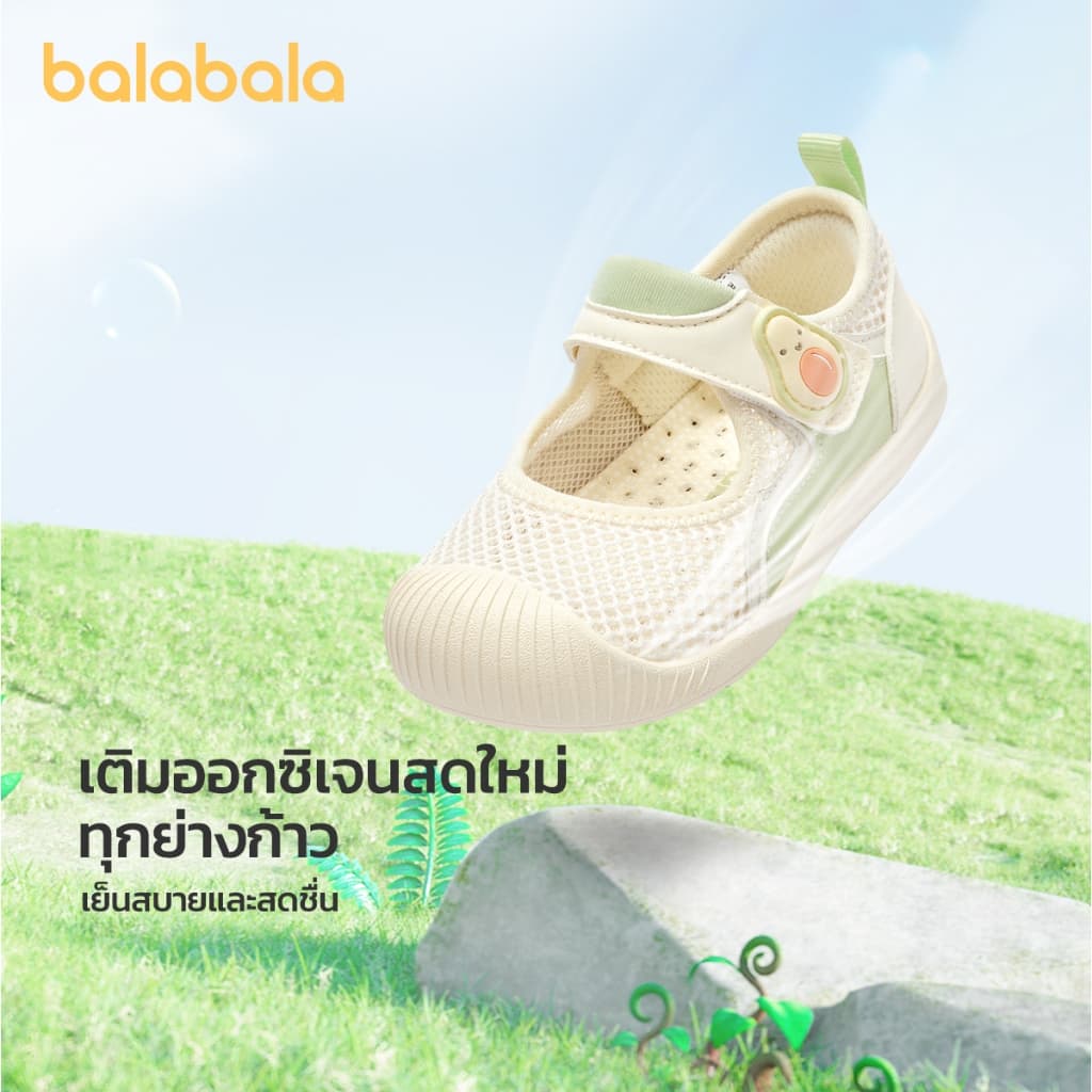 Balabala รองเท้าเด็กวัยหัดเดินเด็กรองเท้าแตะรองเท้าเด็กทารก Treasure Girl Treasure 2025 ฤดูร้อน Breathable Non Slip ~ รูปที่ 6