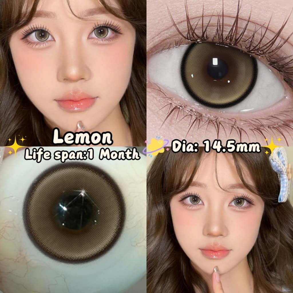 คอนเทคเลนส์ UYAAI คอนแทคเลนส์ บิ๊กอาย น่ารัก คอนแทคเลนส์สี คอนแทคเลนส์ตาหวาน ตาหวาน 14.5 มม. รุ่นสมูทตี้ รูปที่ 3