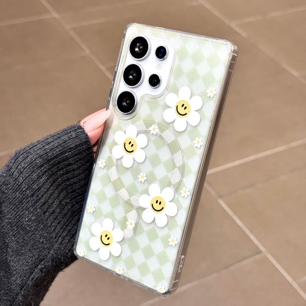 เคสโทรศัพท์แม่เหล็กสําหรับ Samsung S26, S25, S24, S23, S25 FE, S24 FE, A56, A55, A54 ดีไซน์กันกระแทกพร้อมที่ใส่น่ารักๆ รูปที่ 6