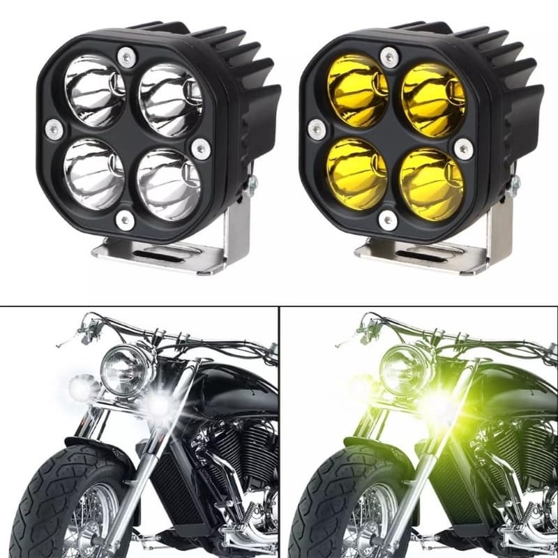 แพ็ค1ชิ้น สปอตไลท์/ไฟหน้า LED 40 วัตต์ที่สว่างเป็นพิเศษ , US 40W, ไฟตัดหมอก/ไฟอัจฉริยะ, 12V-85V. รูปที่ 5