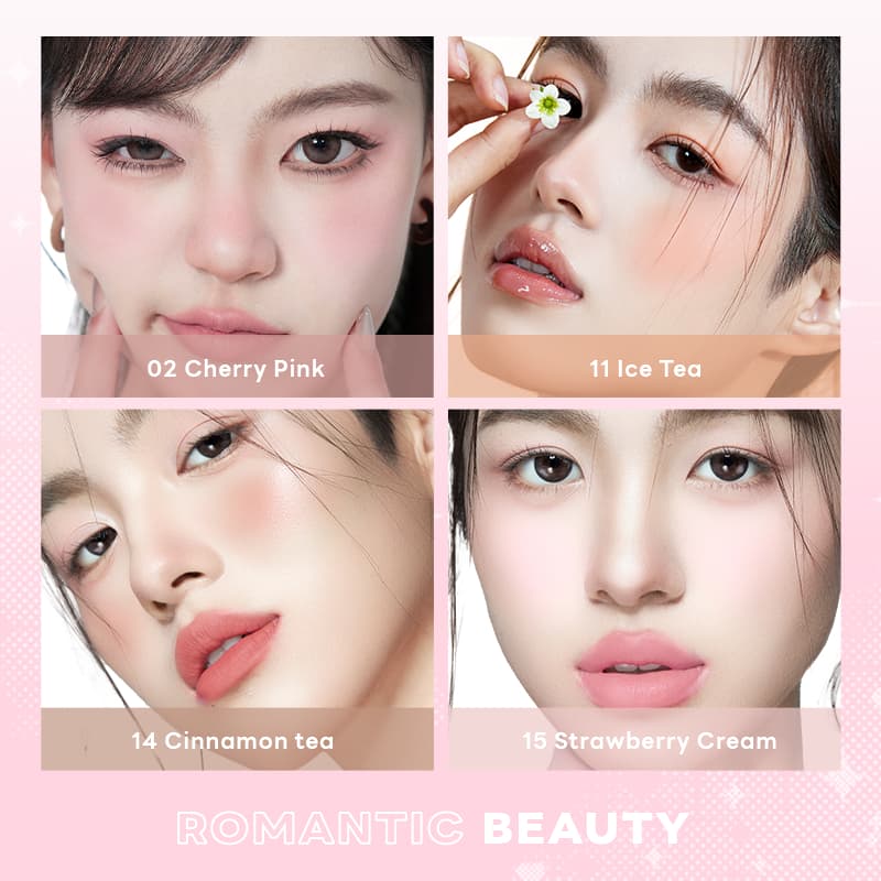 Romantic Beauty Makeup บลัชออน เมคอัพ Kabbalah ซีรีส์ ความงามโรแมนติก อายแชโดว์ บลัชออน 2 in 1 เครื่องสำอาง รูปที่ 5