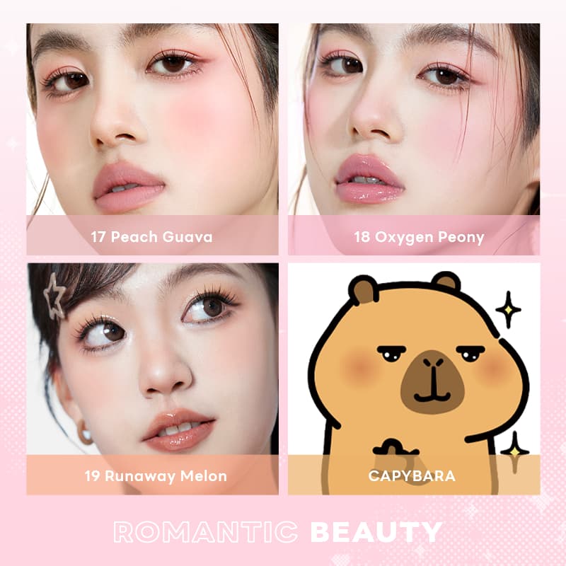 Romantic Beauty Makeup บลัชออน เมคอัพ Kabbalah ซีรีส์ ความงามโรแมนติก อายแชโดว์ บลัชออน 2 in 1 เครื่องสำอาง รูปที่ 6