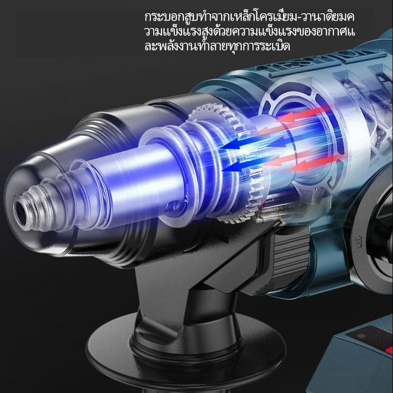 Makita ชุดเครื่องมือไฟ ดู -เครื่องแต่ละเครื่องมาพร้อมกับแบตเตอรี่สองก้อน-ชุดเครื่องมือไร้สาย รูปที่ 8