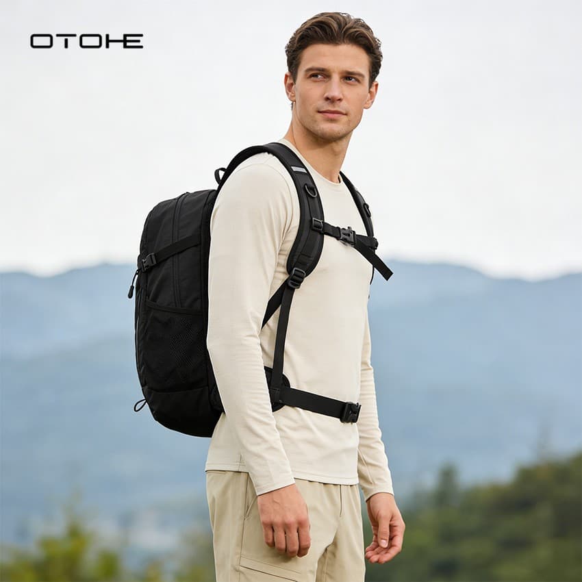 OTOHE กระเป๋าเป้สะพายหลังโอโตเฮ สำหรับขี่จักรยานและเดินป่า ทนทาน กันน้ำ รูปที่ 4