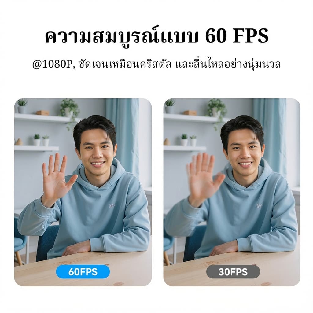 EMEET เว็บแคม 4K เว็บแคม Ultra HD 4K พร้อมโฟกัสอัตโนมัติ EMEET C60E 4K สําหรับพีซี/ซูม/ทีม/Skype รูปที่ 4