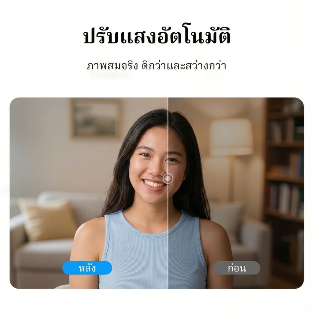 EMEET เว็บแคม 4K เว็บแคม Ultra HD 4K พร้อมโฟกัสอัตโนมัติ EMEET C60E 4K สําหรับพีซี/ซูม/ทีม/Skype รูปที่ 5